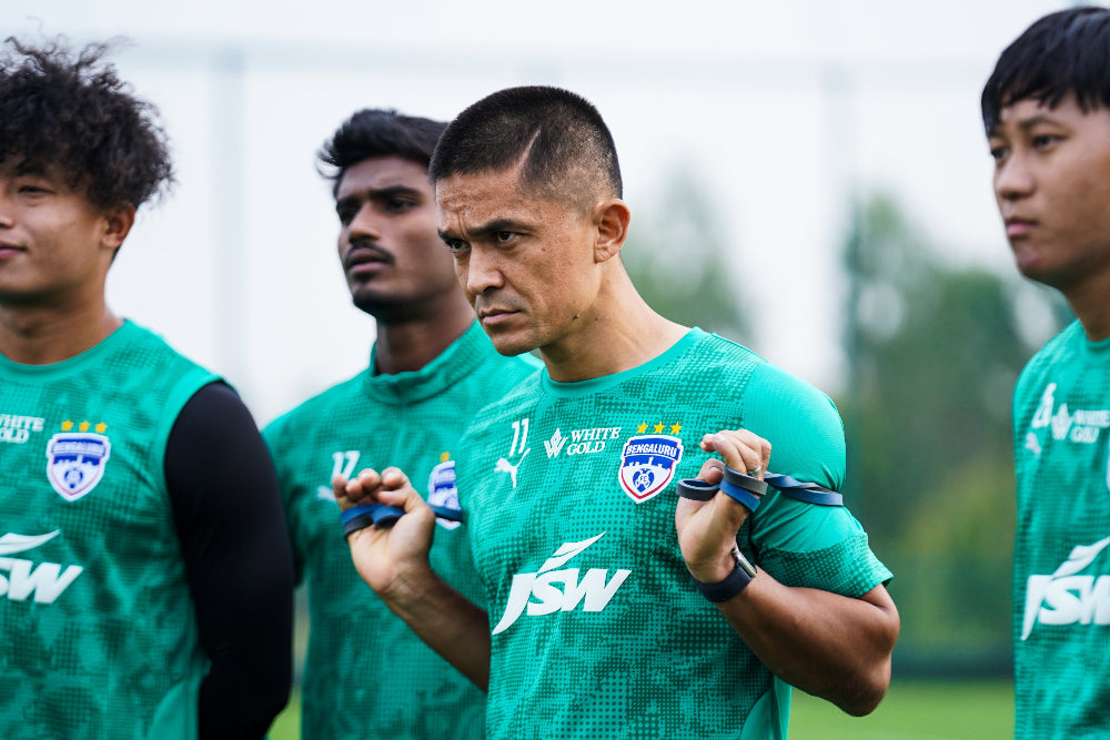 Sunil Chhetri with TrionTotte Power Band