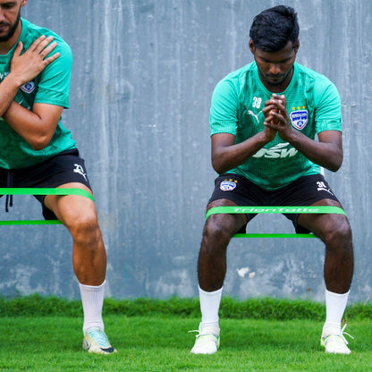 Bengaluru FC Player using TrionTotte Loop Bands